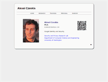 Tablet Screenshot of czeskis.com
